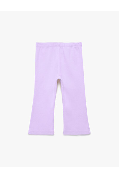 Koton Βαμβακερό κολάν καμπάνα με ελαστική μέση