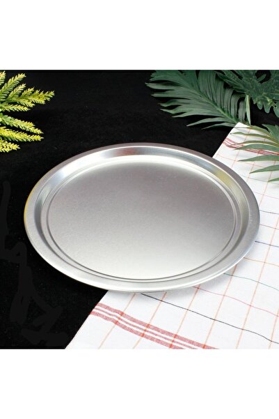 DAMMERUN 28 cm Aluminum Pizza Tray |   Round Oven & Pizza Baking Tray
