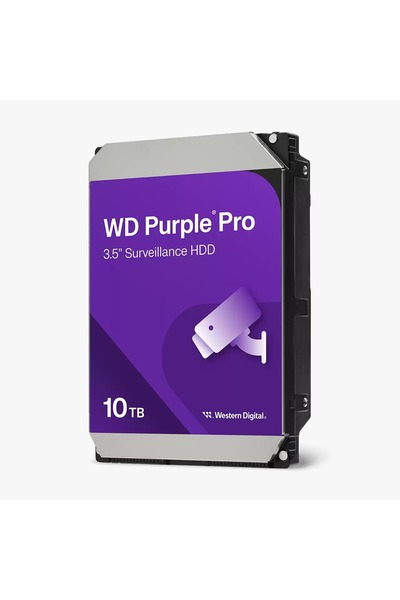 Universal قرص صلب WD PURPLE PRO سعة 10 تيرابايت بسرعة 7200 دورة في الدقيقة وذ...