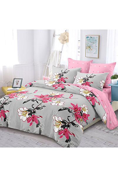 Pucioasa Bed linen with elastic for double bed 2 people Pucioasa, 6 pieces, F...