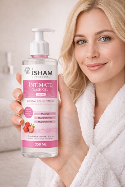 isham cosmetics Çilek Aromalı Genital Bölge Koku Önleyici - İNTİM JEL 250 ml