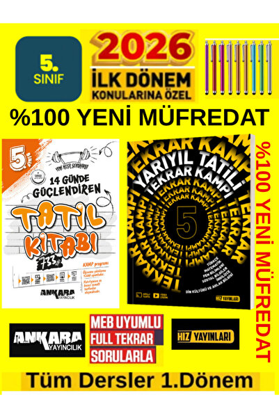 Ankara Yayıncılık Ankara 2026 5.Sınıf 1.Dönem Güç.Soru Kamp+Hız 5.Sınıf 1.Dön...