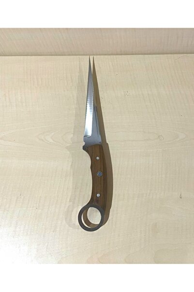 SANAT TACİRİ CEVİZ AĞACI ÇERKEZ BIÇAĞI ÇİFT TARAFLI ÇAKI