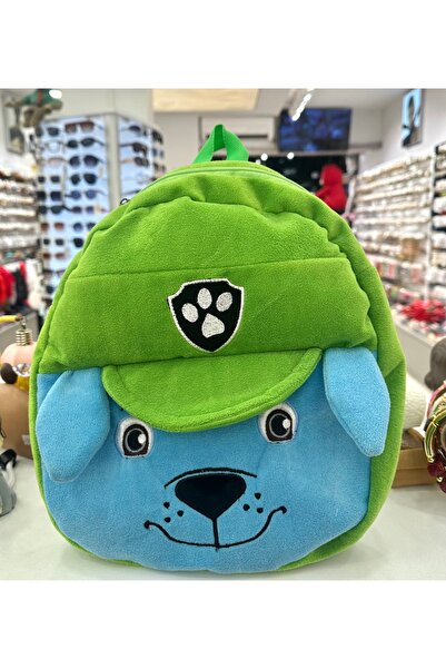 GLOW ACCESSORIES BAE Plush Green Children's Bag 35X30 cm