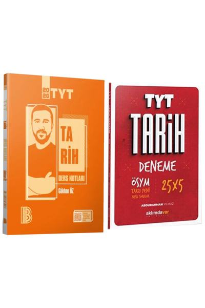 Panem Yayınları Benim Hocam Yayınları Gökhan Öz 2026 TYT Tarih Ders Notları+D...