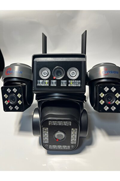 Retro Güneş Enerjili 4 Kamera Tek Cihazda Türkçe uygulama sim kartlı