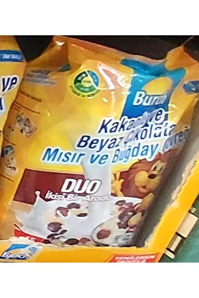 burch Kakao ve Beyaz Çikolatalı Mısır ve Buğday Gevreği 500 gr