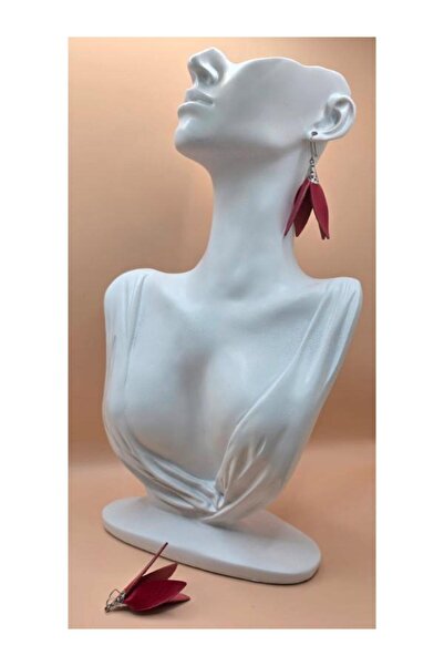 Verdandi Leather Cercei din piele naturala