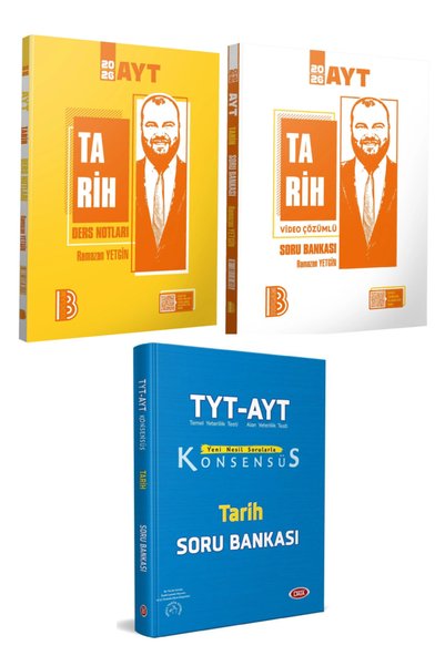 Data Yayınları Benim Hocam Yayınları Ramazan Yetgin AYT Tarih Ders Notları+So...