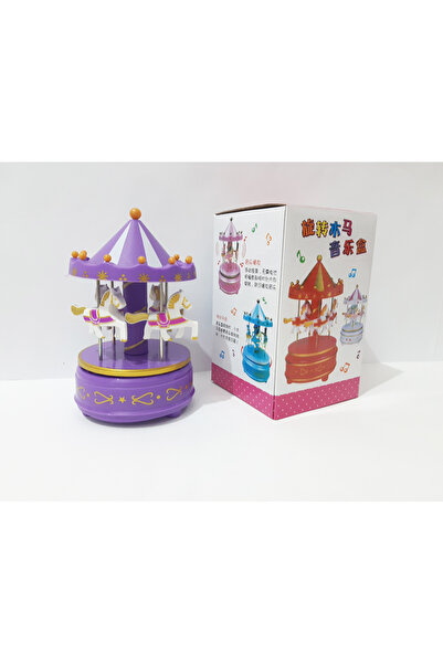 renkli çiçekler Atlı Karınca Müzik Kutusu Çocuklar İçin Oyuncak Dönen Müzik K...