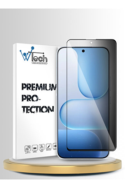 Wtech Honor 500 Pro 5G 2025 Premium E2E Series Privacy Full Cover Tempered Glass Clear/Black