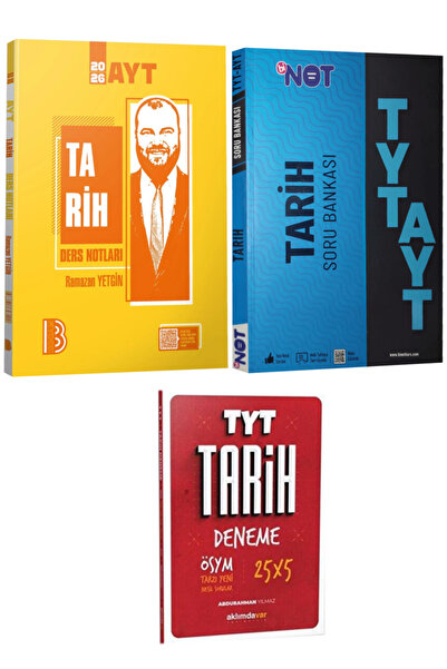 Panem Yayınları Benim Hocam Yayınları Ramazan Yetgin 2026 AYT Tarih Ders Notl...