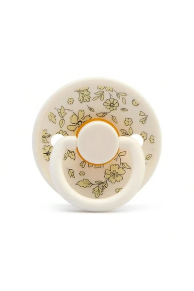 GENERAL Flower Latex Pacifiers | 1-Pack Soothers| BPA-Free Natural Latex Food Grade White