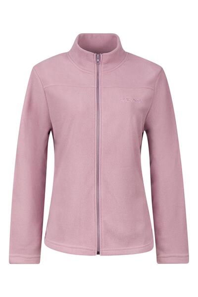 2AS Lea Kadın Tam Fermuarlı Polar Sweatshirt Lila