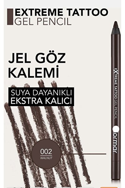berismoda BerisFlormar Extreme Tattoo Jel Göz Kalemi Kahverengi Suya Dayanıkl...