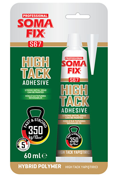 Somafix S67 HIGH TACK 60 ML KUVVETLİ YAPIŞTIRTICI (KORNİŞ YAPIŞTIRICISI)