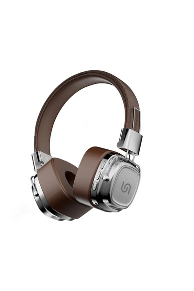 porodo Burudo - SoundTech Classic Headphones - Brown/Silver 97.08