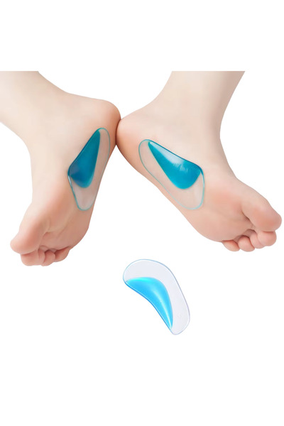 Mawrond Soft Silicone, Self-Adhesive, Special Foot Arch Gap Reinforcement for Flat Feet (1 Pair)