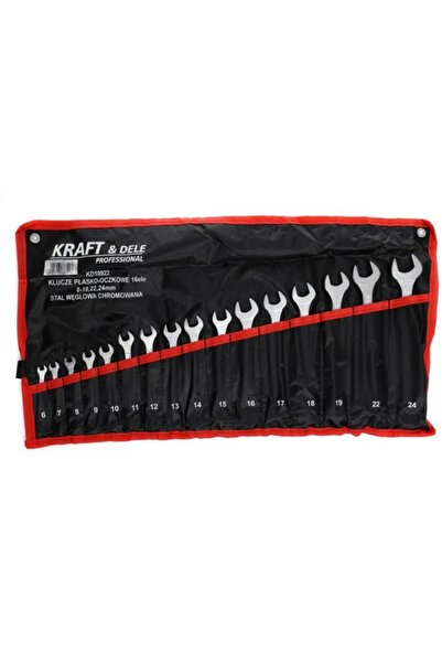 Kraft&dele Set de 16 chei combinate, KD10922, 6-19, 22, 24 mm