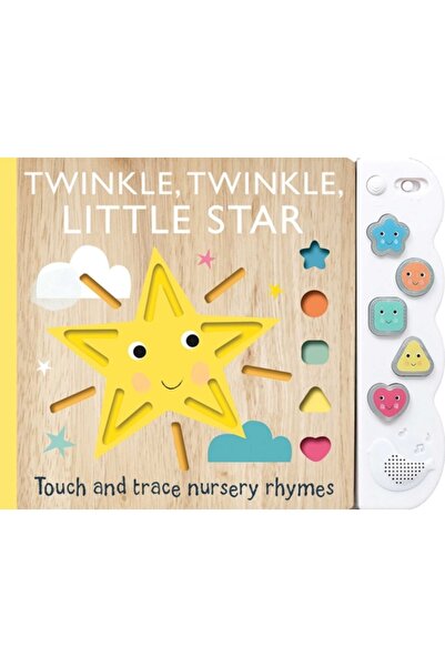 Silver Dolphin Books Cântece pentru leagăn de tip „Atinge și trasează”: Sclipitor, Sclipitor Steluță cu lumină și sunet cu 5 butoane