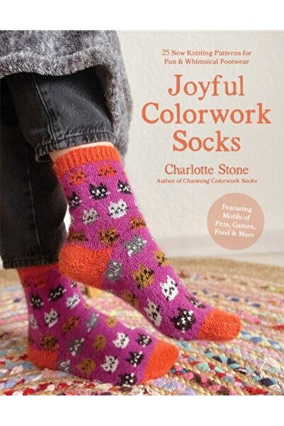 Page Street Pub Șosete vesele colorate: 25 de modele noi de tricotat pentru î...