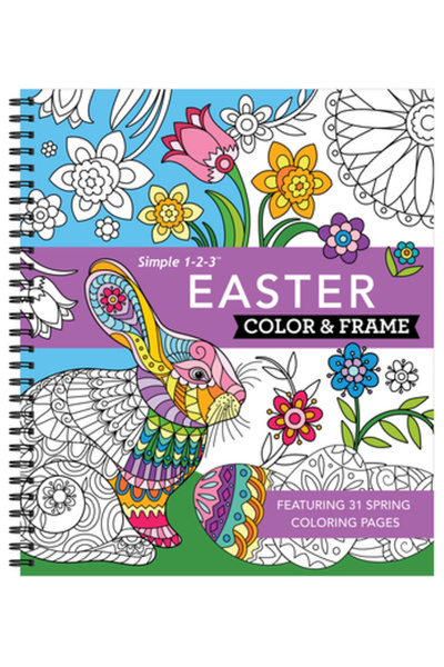 New Seasons Colorează și înrămează - Paște (Carte de colorat pentru adulți)