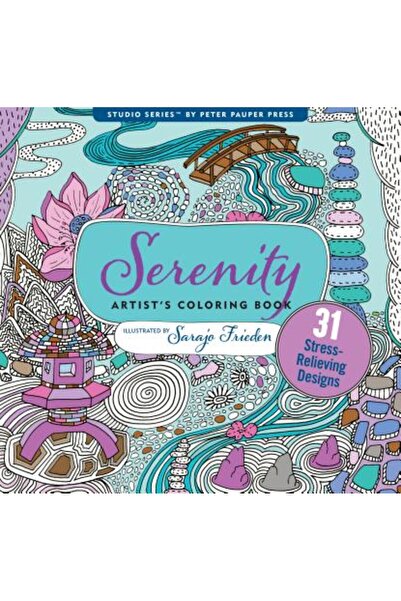 Avon Books Carte de colorat pentru adulți Serenity: 31 de modele care amelior...