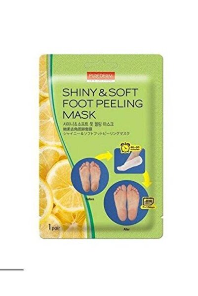 Purederm قناع تقشير القدمين اللامع والناعم - زوج واحد