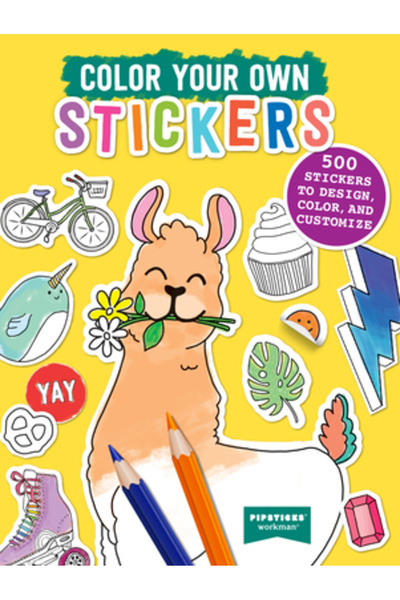 Workman Pr Colorează-ți propriile stickere: 500 de stickere de creat, colorat...