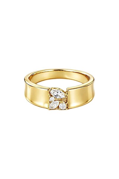 Sense of Atelier Flora Stone Detailed Gold Ring-7