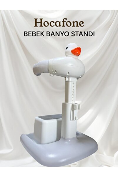 HocaFone Ördek Figürlü Ayarlanabilir Bebek Banyo Standı