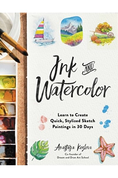 Page Street Pub Cerneală și acuarelă: Învață să creezi schițe rapide și stili...