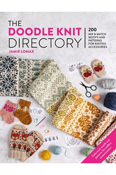 David & Charles Directorul Doodle Knit: 200 de motive jucăușe de colorat pent...