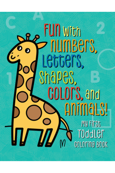 Rockridge Pr Prima mea carte de colorat pentru copii mici: Distracție cu nume...