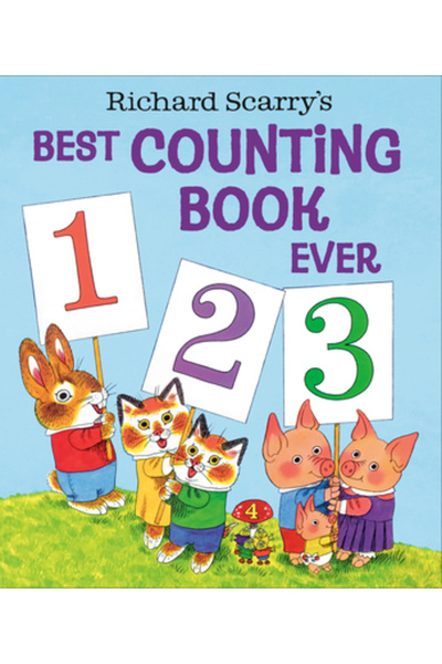 Golden Books Pub Co Inc Cea mai bună carte despre numărat a lui Richard Scarry