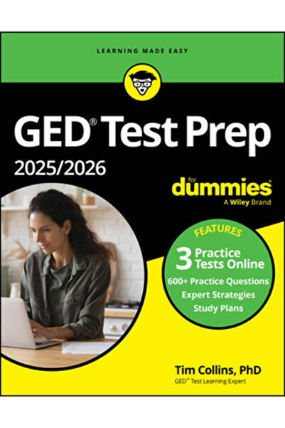 For Dummies Pregătire pentru testul GED 2025/2026 pentru începători: Carte + ...