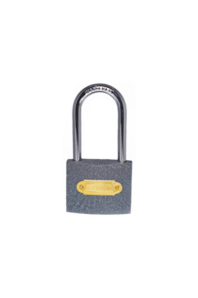 shopwave Eco Gray Cast Long Hook Padlock 63mm