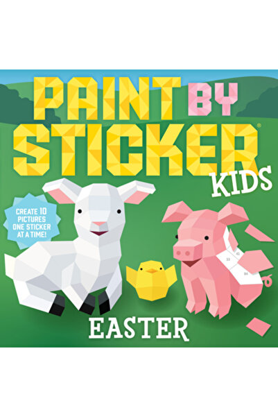Workman Pr Pictură cu autocolante pentru copii: Paște: Creați 10 imagini, câte un autocolant pe rând!