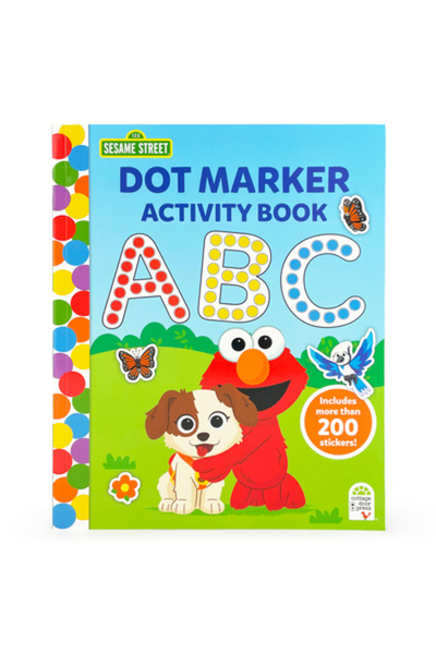 Cottage Door Pr Caiet de activități Sesame Street cu markere punctate ABC