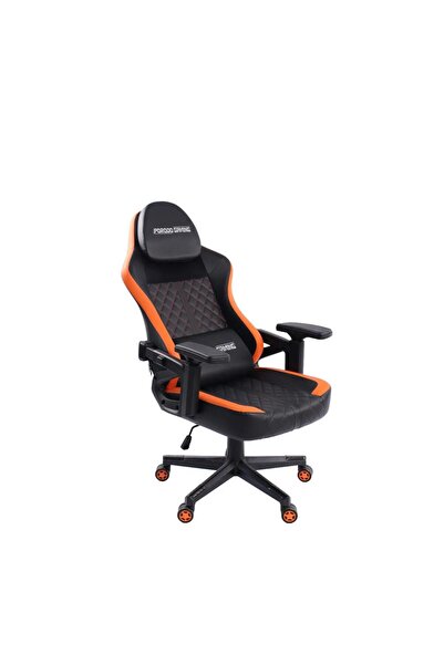 porodo Ergonomic Gaming Chair with Adjustable Recline, Armrests & Headrest Support
