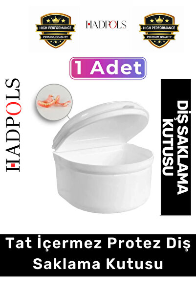 HadPols #ProtezDişKutusu Gece Plağı Şeffaf Plak Saklama Kabı Hijyenik Koku Ya...