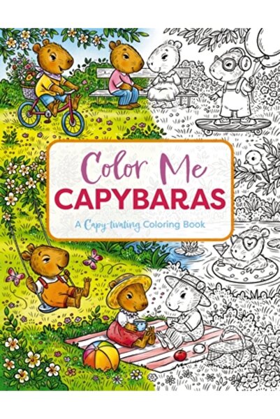 Cider Mill Pr Colorează-mă cu capibara: o carte de colorat adorabilă