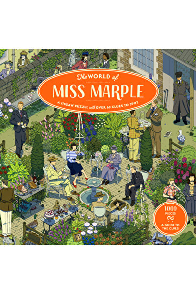 Laurence King Pub Puzzle Lumea lui Miss Marple de 1000 de piese: Puzzle de 10...