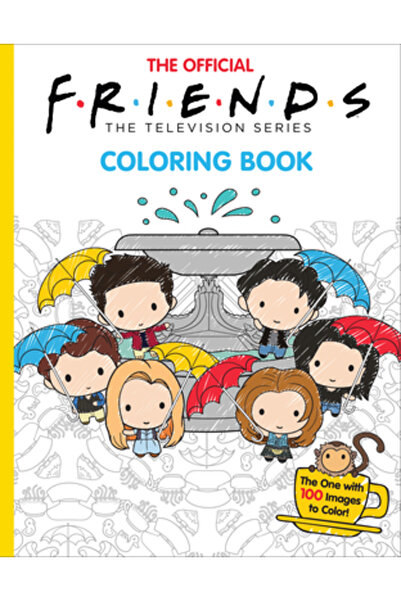 Scholastic The Official Friends Coloring Book (Media Tie-In): The One with 10...