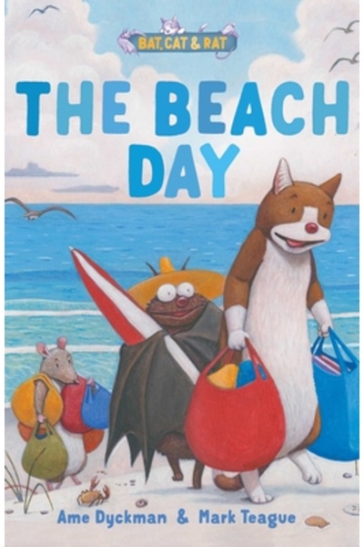 Beach Lane Books Ziua la plajă: Trei povești și jumătate