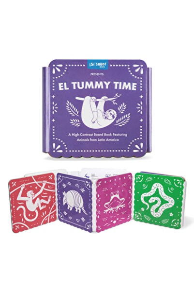 Blue Star Pr El Tummy Time: O carte cartonată cu contraste ridicate, cu anima...
