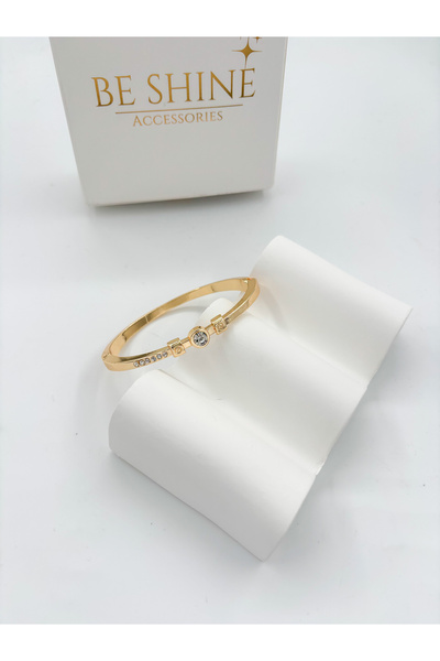 Be shine accessories Taş Detaylı Kelepçe Bileklik