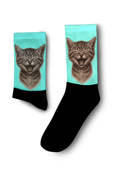 JENES Laughing Cat Socks - Unisex