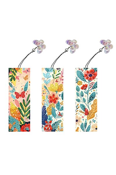 iğne izi 5D DIY Diamond Painting Bookmark – Set of 3 |   DIY Hobby Kit, Home & Office Use