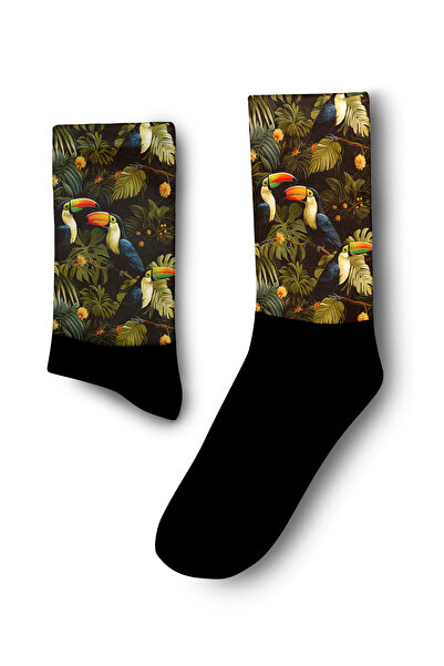 JENES Tropik Tukanlar Çorap - Unisex
